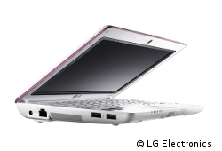 Netbooks wie das LG X120 lagen bei den Weihnachtsgeschenken 2009 ganz vorn